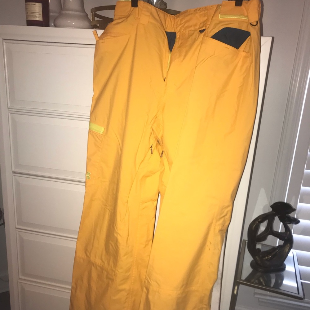 Under Armor Ski Mountain Snowboard Pants In Orange
